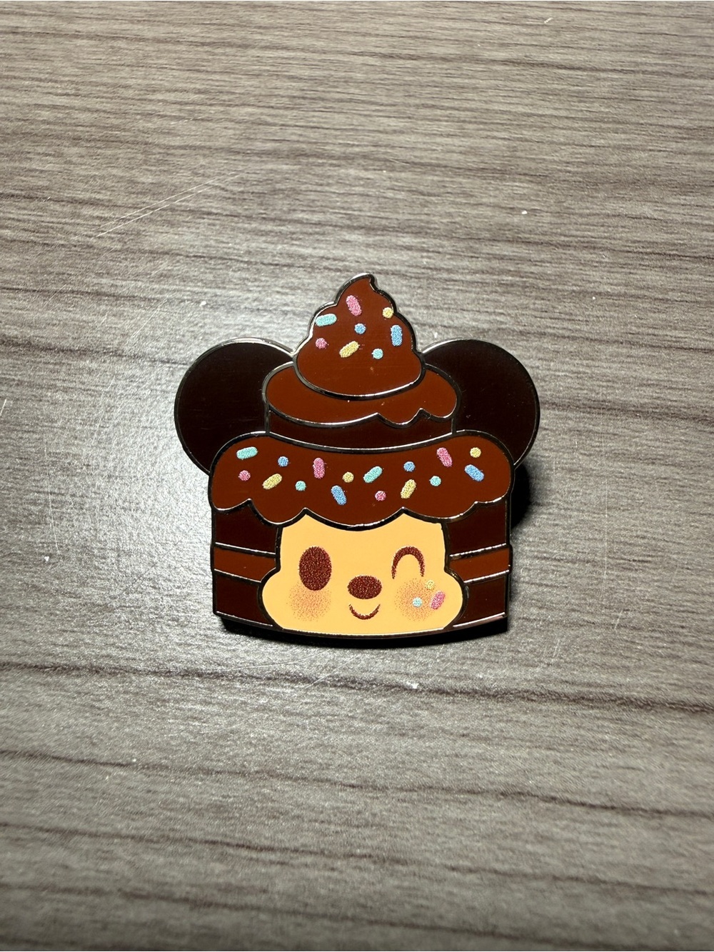 Disney Pins Mickey Mouse Mocha Chocolate Cake
